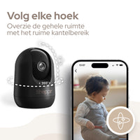 Sheppr® 2K Baby Monitor - Black