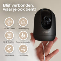 Sheppr® 2K Baby Monitor - Black