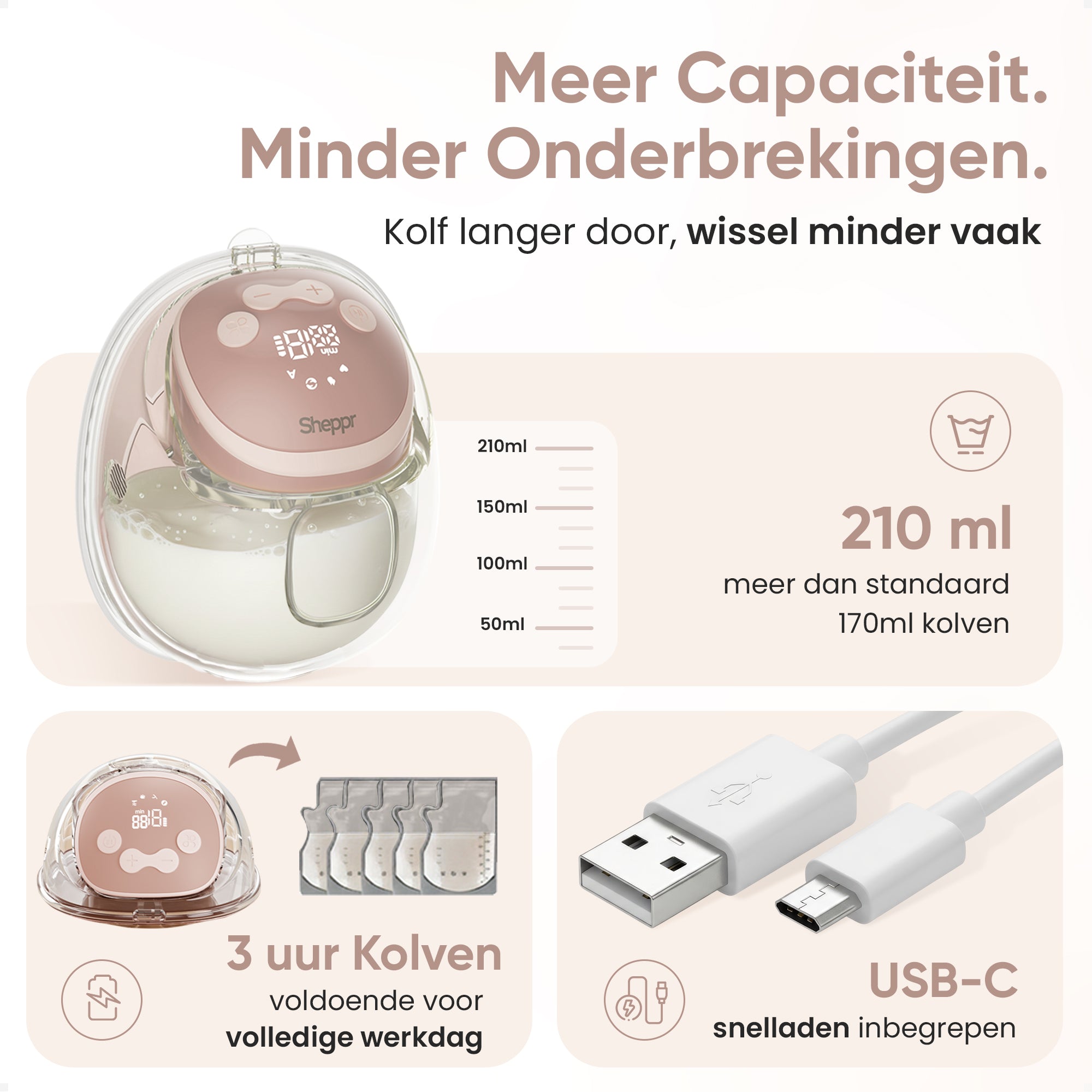 Sheppr Pure Duo Borstkolf