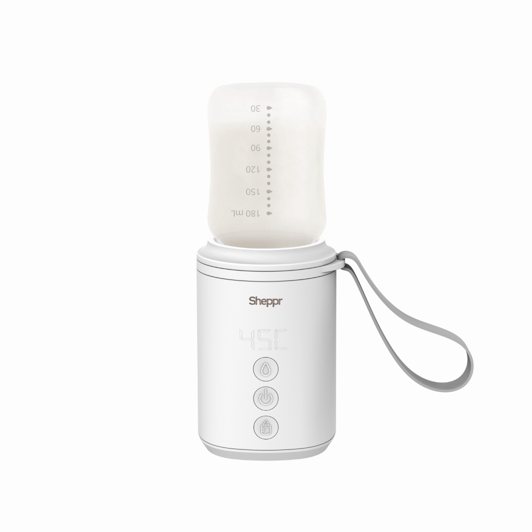 Flessenwarmer Pro | Sterk, Snel, Draagbaar & Oplaadbaar incl. 3 adapters