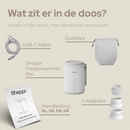 Flessenwarmer Pro | Sterk, Snel, Draagbaar & Oplaadbaar incl. 3 adapters