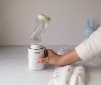 Flessenwarmer Pro | Sterk, Snel, Draagbaar & Oplaadbaar incl. 3 adapters