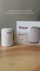 Flessenwarmer Pro | Sterk, Snel, Draagbaar & Oplaadbaar incl. 3 adapters